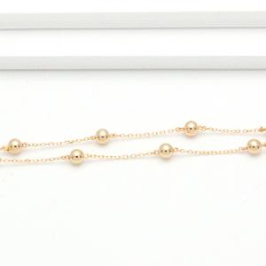 두줄 3.5mm 볼 묵주팔찌 94번