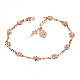 [주얼링] 핑크 장미 묵주팔찌 114번