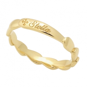 방울 세례명묵주반지 2060번(소)