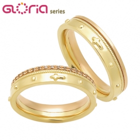 혼배&커플 콤비 묵주반지 7251번