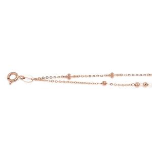 핑크 캔디 두줄묵주팔찌 223번  (2.4mm)