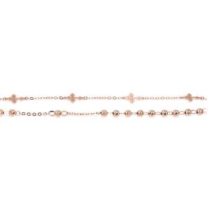 핑크 캔디 두줄묵주팔찌 223번  (2.4mm)