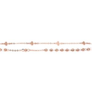 핑크 캔디 두줄묵주팔찌 223번  (2.4mm)