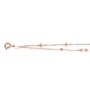 핑크 캔디 두줄묵주팔찌 223번  (2.4mm)