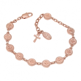 [주얼링] 핑크 럭셔리 묵주팔찌 227번