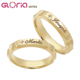 커플 세례명 묵주반지 7330번(대)