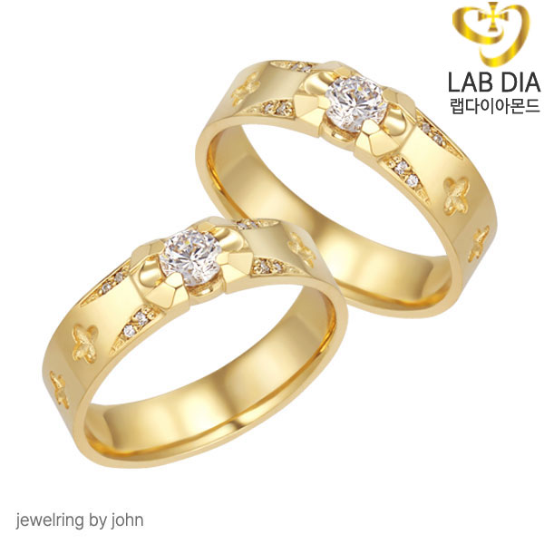 커플 랩다이아 묵주반지 7284번