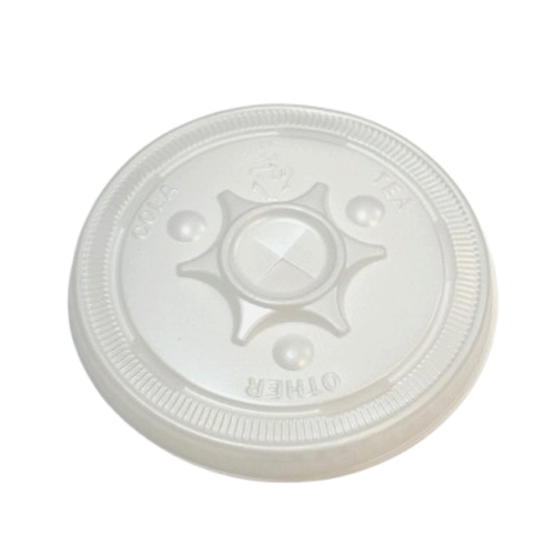 [음료컵뚜껑] 93파이 PS 평면 반투명 뚜껑 16oz 양면코팅 음료컵용 *2,000개입화, 목 출고가능