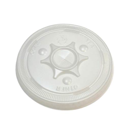 [음료컵뚜껑] 93파이 PS 평면 반투명 뚜껑 16oz 양면코팅 음료컵용 *2,000개입화, 목 출고가능