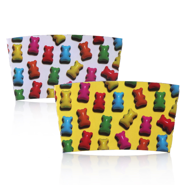 [컵홀더] 13호 곰젤리 1000개입 / 92파이 2종 혼입 유광코팅