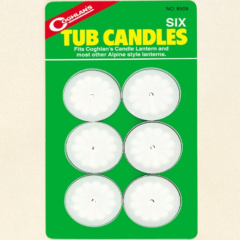 코글란 Tube Candles-pkg of 6 튜브캔들『#8509』