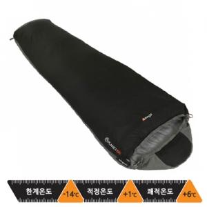 반고 플래닛 150 앤트러사이트 침낭(해충퇴치 방충망내장)