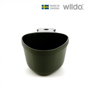 윌도 WILDO 스웨덴 군용 다목적 휴대용 컵 올리브 WD-S435