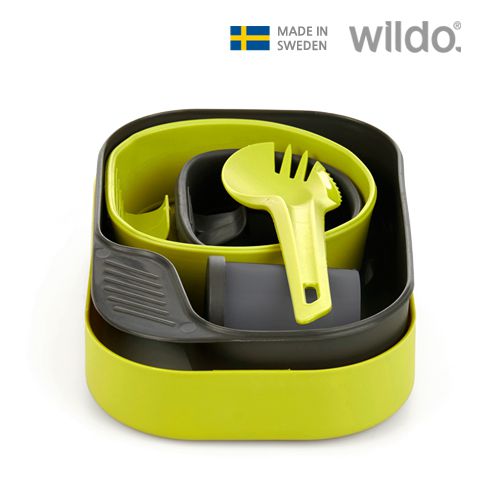 윌도 WILDO 캠핑용 식기 세트 캠퍼박스 라임 WD-W10267