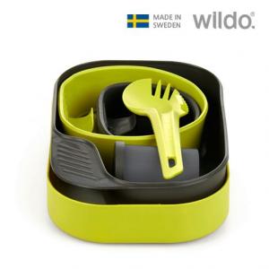 윌도 WILDO 캠핑용 식기 세트 캠퍼박스 라임 WD-W10267