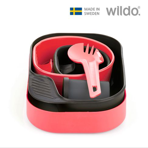윌도 WILDO 캠핑용 식기 세트 캠퍼박스 피타야 핑크 WD-W10269