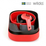 [윌도 WILDO] 캠핑용 식기 세트(캠퍼박스) 레드 WD-W10268