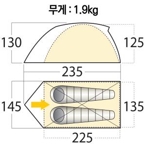 마운틴스미스 베어 크릭 2 텐트