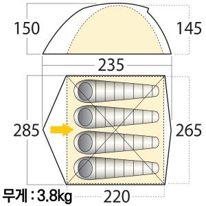 마운틴스미스 베어 크릭 4 텐트