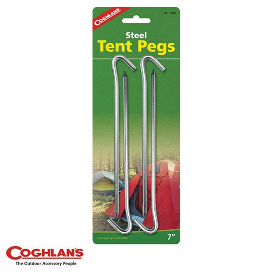 코글란 CG 7&Prime; Steel Tent Pegs - 4pack ＃1609Ⅱ