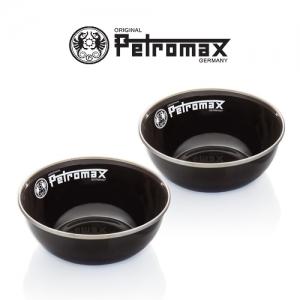 페트로막스 에나멜 보울 캠핑용 그릇(2개입/블랙/PM-PX-BOWL-S)