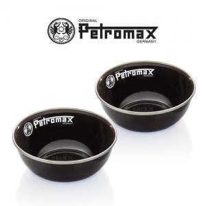 페트로막스 에나멜 보울 캠핑용 그릇(2개입/블랙/PM-PX-BOWL-S)