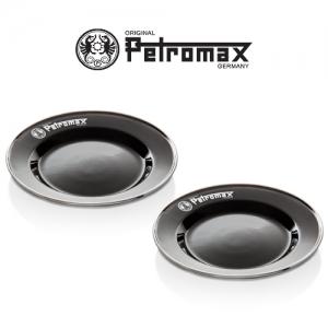 페트로막스 에나멜 플레이트 캠핑용 접시(2개입)_블랙(PM-PX-PLATE-S)