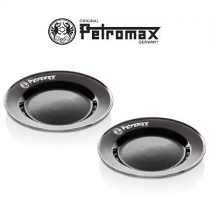 페트로막스 에나멜 플레이트 캠핑용 접시(2개입)_블랙(PM-PX-PLATE-S)