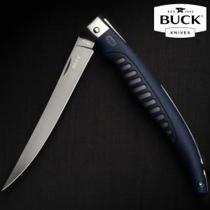 BUCK 실버 크릭 17cm 폴딩 휠레 나이프