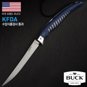 BUCK 실버 크릭 17cm 폴딩 휠레 나이프