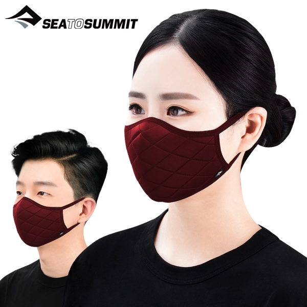씨투써밋 배리어 페이스 루바브 레드 마스크