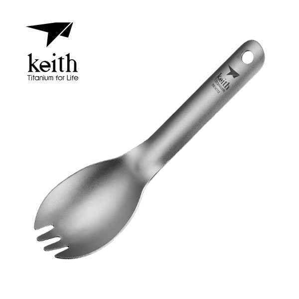 키이스 KE Small Titanium Spork_Ti5312