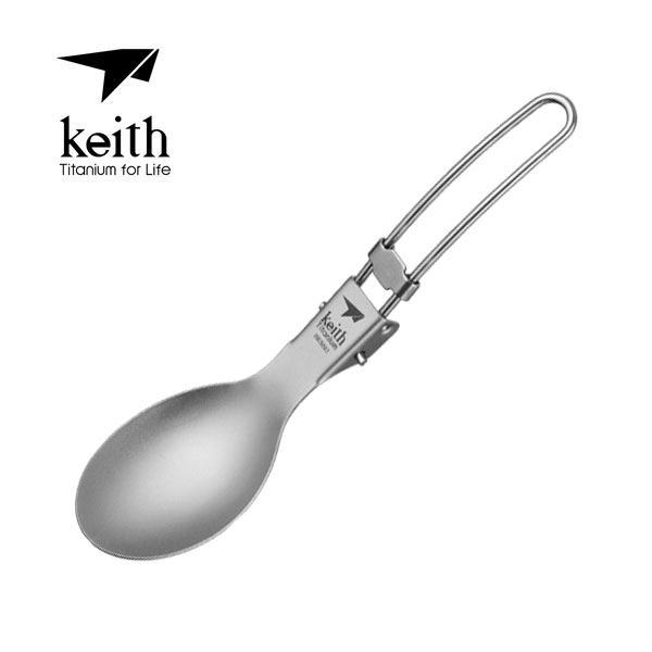 키이스 KE Folding Titanium Spoon_Ti5302