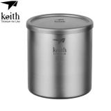키이스 KE Double-Wall Titanium Mug with Lid_Ti3307