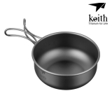 키이스 KE Titanium Bowl with Folding Handle_Ti5323