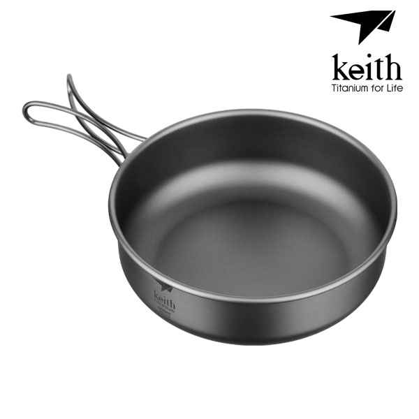 키이스 KE Titanium Bowl with Folding Handle_Ti5326