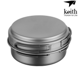키이스 KE 2-Piece Titanium pot and Pan Cook Set_Ti6016