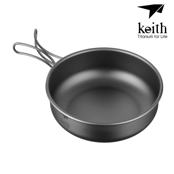 키이스 KE Titanium Bowl With Folding Handle_Ti5325