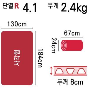 씨투써밋 컴포트 플러스 SI 더블 와이드 자충 매트리스