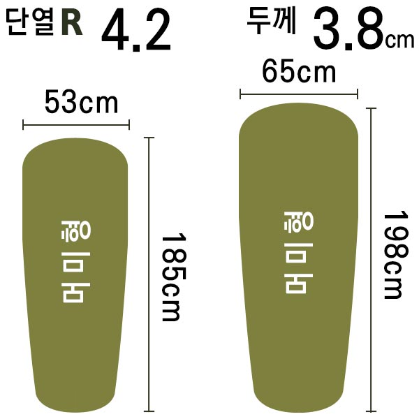 씨투써밋 캠프 매트 SI 자충 매트리스
