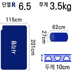 씨투써밋 컴포트 디럭스 SI 캠퍼 밴 인디고 자충 매트리스