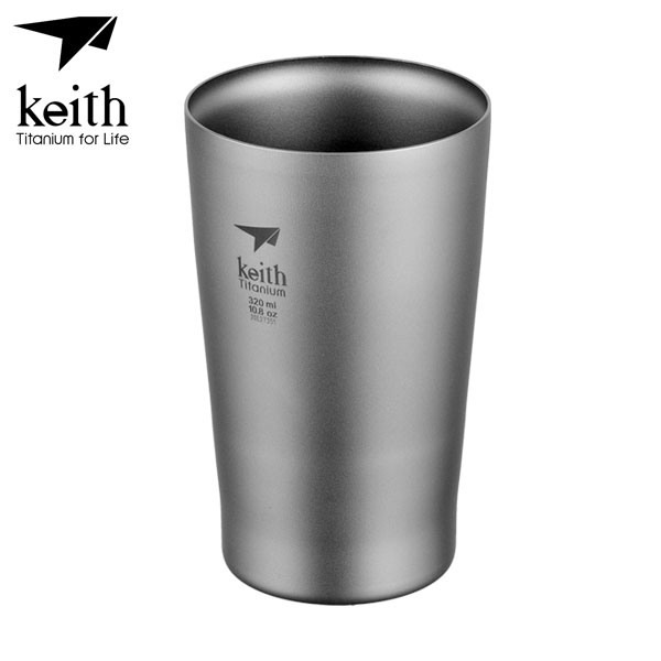 키이스 KE Double-Wall Titanium Beer Cup_Ti9221