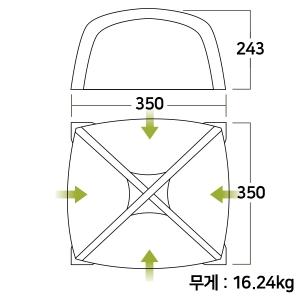 젬파이어 에어로베이스 3 프로 에어쉘터