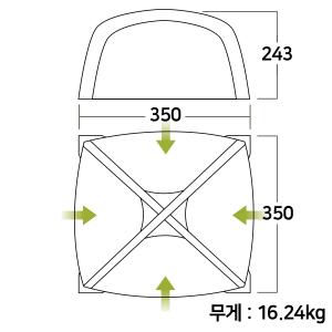 젬파이어 에어로베이스 3 프로 에어쉘터