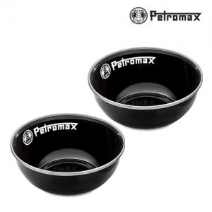 페트로막스 에나멜 보울 캠핑용 그릇(2개입/블랙/160ml/PM-PX-BOWL-160-S)