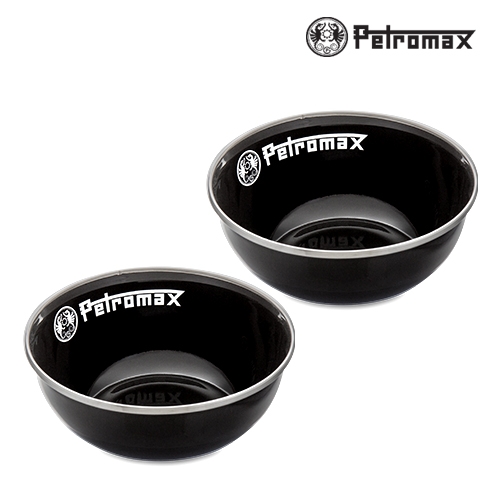 페트로막스 에나멜 보울 캠핑용 그릇(2개입/블랙/160ml/PM-PX-BOWL-160-S)