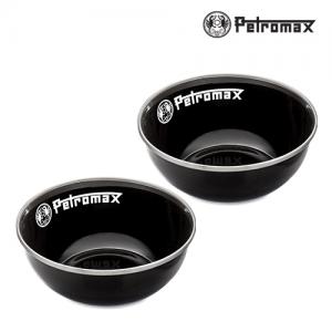 페트로막스 에나멜 보울 캠핑용 그릇(2개입/블랙/160ml/PM-PX-BOWL-160-S)