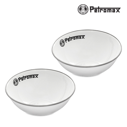 페트로막스 에나멜 보울 캠핑용 그릇(2개입/화이트/1L/PM-PX-BOWL-1-W)