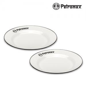 페트로막스 에나멜 플레이트 캠핑용 접시(2개입/화이트/26cm/PM-PX-PLATE-26-W)