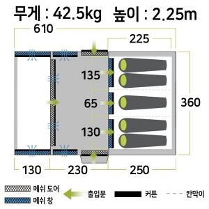젬파이어 프로 TL V2 TC 면혼방 에어텐트(5인용)